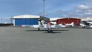 Yakovlev Yak-50 start up at Flesland (Luftsportens dag) 4K video