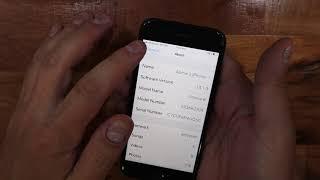 how to check ios version on iphone