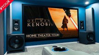 AMAZING 7.4.4  Home Theater Tour 2022! // Klipsch THX & DUAL 18" SUBS PSA EV1813 DOLBY ATMOS