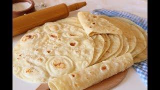 خبز التورتيلا او خبز الشاورما بطريقة ناجحة ومضمونة 100% باذن الله Lavaş ekmeği