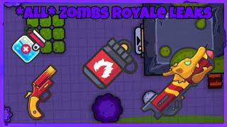 *ALL* Zombs royale weapon Leaks (Till now)