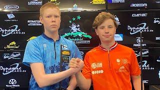 2024 Dynamic Billard Championships U19   -  FINAL - Riku ROMPANEN vs Mika VAN BERKEL