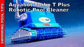 Aquabot Turbo T Plus Robotic Pool Cleaner with Remote, Cord Swivel, Caddy - Filters to 2 Microns!