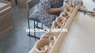 #Изготовление Зеркал.  Maksumov Mirrors. Ташкент  +998935651001 #Зеркало #мебель #багет