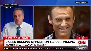 Vladimir Milov on CNN about the disappearance of Alexei Navalny #milov #cnn #navalny