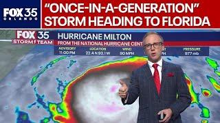 Hurricane Milton track update: 'Once-in-a-generation' storm headed towards Florida