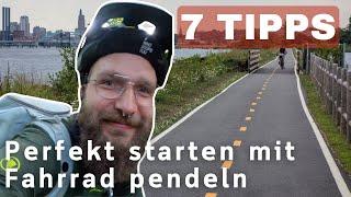 Zur Arbeit pendeln mit dem Fahrrad | 7 top Tipps für Einsteiger