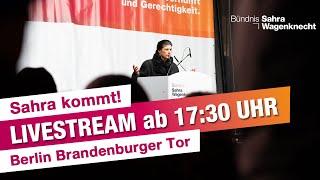 "Sahra kommt!" live in Berlin