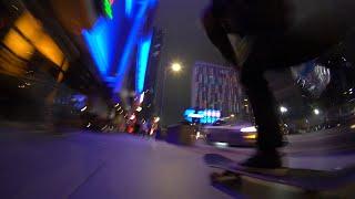 Skateboarding is Beautiful / Slow Shutter Downtown Los Angeles at Night