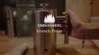 Grønenberg Edelstahl French Press | Thermo Kaffeebereiter in 3 Größen