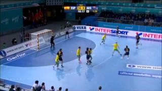 Spain v Australia (Preliminary Rd) handball 2013  Game 3