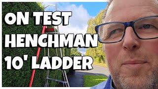 Henchman tripod ladders for uneven ground | First day hedge cutting, Testing out the new ladder