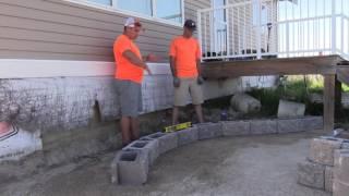 Allan Block Project Showcase - Episode 3 Base Course Laying and Leveling