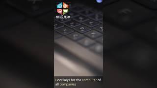 Boot keys #computerknowledge #technology #computertipsandtricks #shorts #shortkeys #itcourses #tech