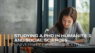 Studying a PhD in Humanities and Social Sciences