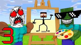 Minecraft Mobs : DRAWING CHALLENGE 3 - Minecraft Animation