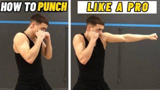 HOW TO PUNCH LIKE A PRO BOXER