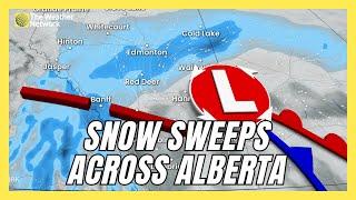 20+ cm of Snow Possible in Alberta This Week | #forecast