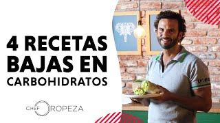 Recetas Bajas en Carbohidratos para comer y cenar saludable | #ChefOropeza