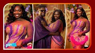 1st Vids of Felicia Osei's Marriage to OseiKrom Sikani - Longtime Boyfriend : Congratulations