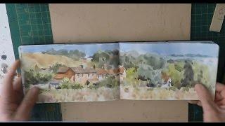 My  Sketch Book Watercolours - Watercolor Journal Painting