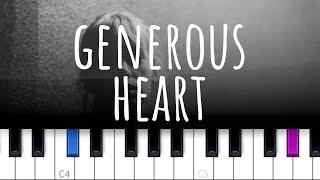 Generous Heart ~ Maya Hawke  (piano tutorial)