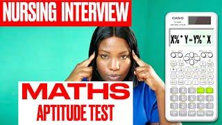 Nursing Interview Exams: MATHEMATICAL Questions and Answers // Aptitude Test 3