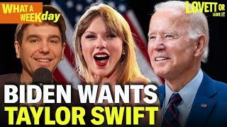 Biden Wants Taylor Swift to Join His Campaign... So The Swifties Will Protect The Capitol