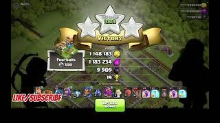 3 STAR attack strategy ELECTRO DRAGON + BALLONS [CLASH OF CLANS]