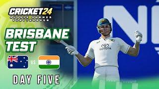 The Greatest Chase | Australia v India - 3rd Test | Day Five | Cricket 24 Playthrough