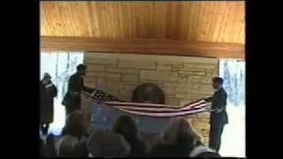 My father's military funeral 2003