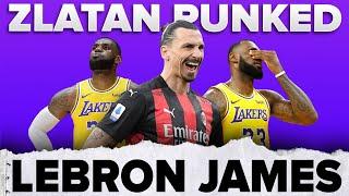 When Zlatan PUNKED LeBron James ‍️ | #shorts