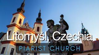 Litomyšl, Czechia - The Piarist Church Discovery of the Holy Cross