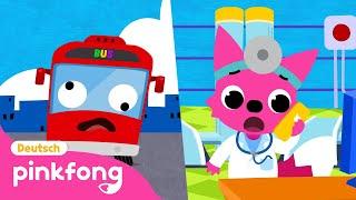  Bus Lied | Das Auto Kinderlied | Baby Shark Deutsch | Pinkfong, Baby Hai! Kinderlieder