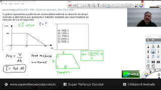 MABA CONCURSOS  -  AOCP  -  2023  -  TRABALHO NO GRÁFICO DA POTÊNCIA  - FÍSICA - Com prof. Cristiano