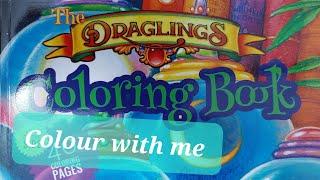 Colour with me in RANDAL SPANGLER'S 'THE DRAGLINGS Coloring Book PRT1- Sundae Delight