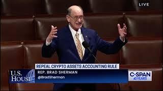 Sherman Shreds Crypto on House Floor