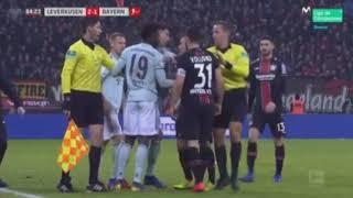 Alphonso Davies vs Kevin Volland - Bayer 04 Leverkusen vs Bayern Munchen 2/2/2019