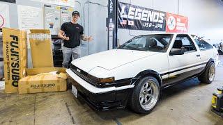 BUILDING INITIAL D STYLE AE86 Ep. 1 | FIRST MODS!