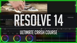 Resolve 14 Crash Course!  - DaVinci Resolve Basics Tutorial 2017