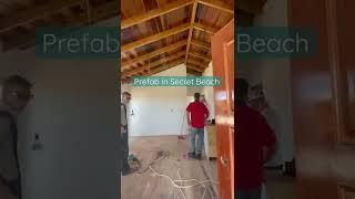 More progress on the prefab casita #belize #secretbeach #sanpedro #island #construction #house