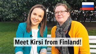 Russian Conversations 48. Kirsi Allen from Finland! Russian for Finnish students