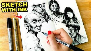 5 INK Tips to Improve Your Pen Drawings!