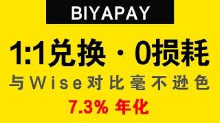 BiyaPay：币圈走资工具，1:1兑换 0损耗，BiyaPay与wise对比，牌照齐全可直接炒港美股，活期年化7.3% #汇款工具 #wise