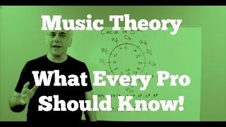 Music Theory Lecture - What Every Pro Musician Needs To Know