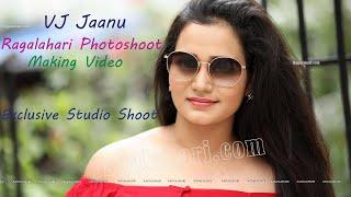 VJ Jaanu l Exclusive Photo Shoot Making Video Full HD | Ragalahari