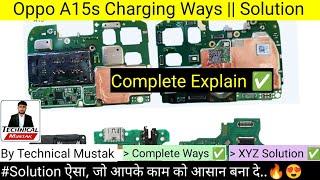 Oppo A15s Charging Problem | A15s Charging Ways | Not Working | Technical Mustak #a15s