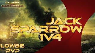 SWTOR: Juggernaut: Lowbie PvP - 1v4: Jack Sparrow