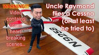 Uncle Raymond flies a Cessna… or at least he tried to! #rc #hobby #planes #cessna