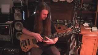 Shards of Scorched Flesh- Rings of Saturn Bassist play through!